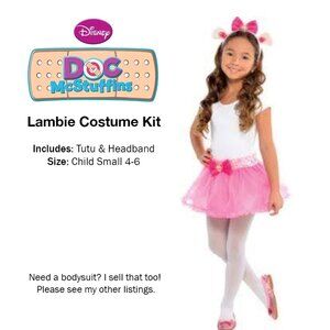 Ballerina, Sheep, Lambie – Children's Size 4-6 Halloween Costume
